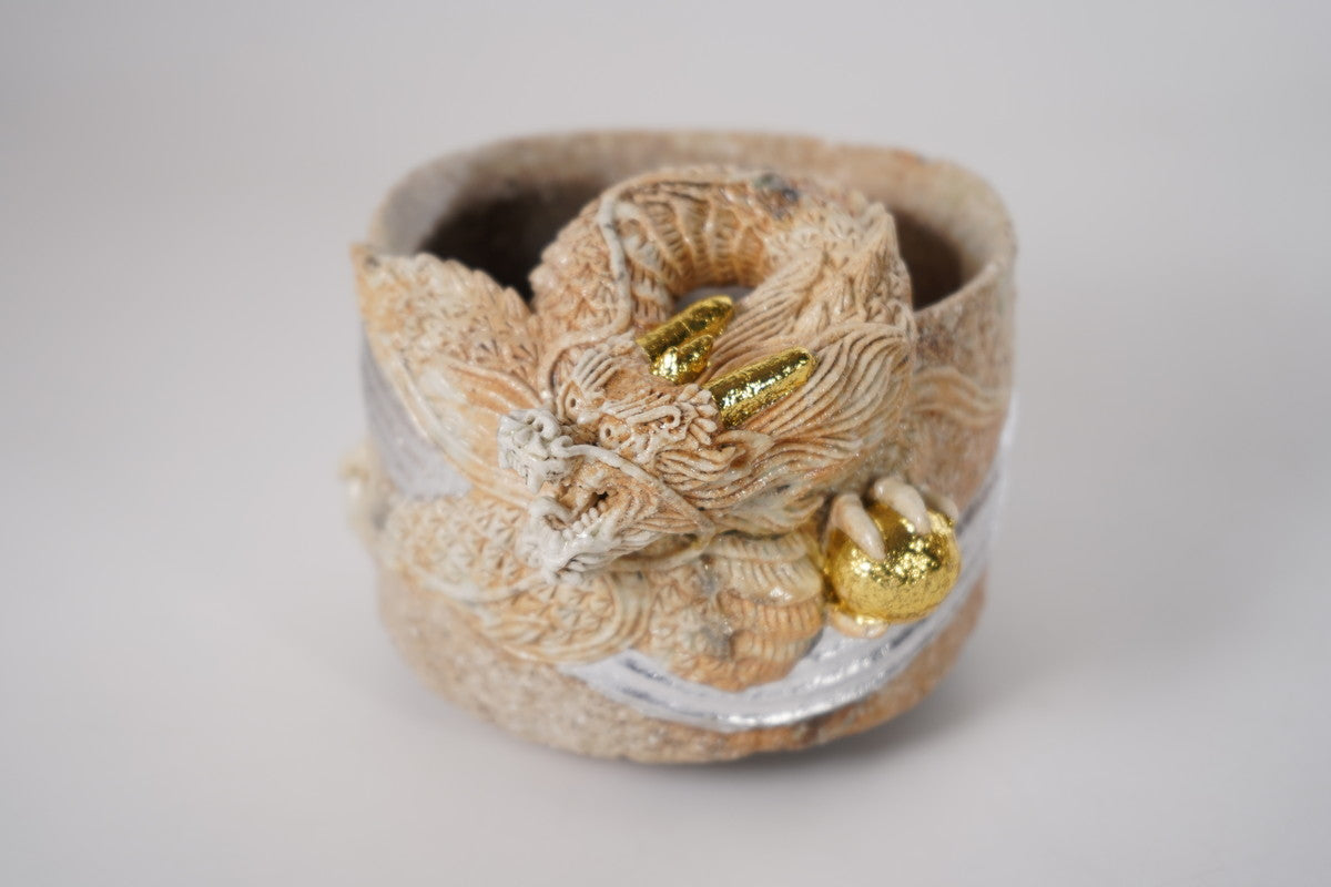 龍(白)抹茶碗