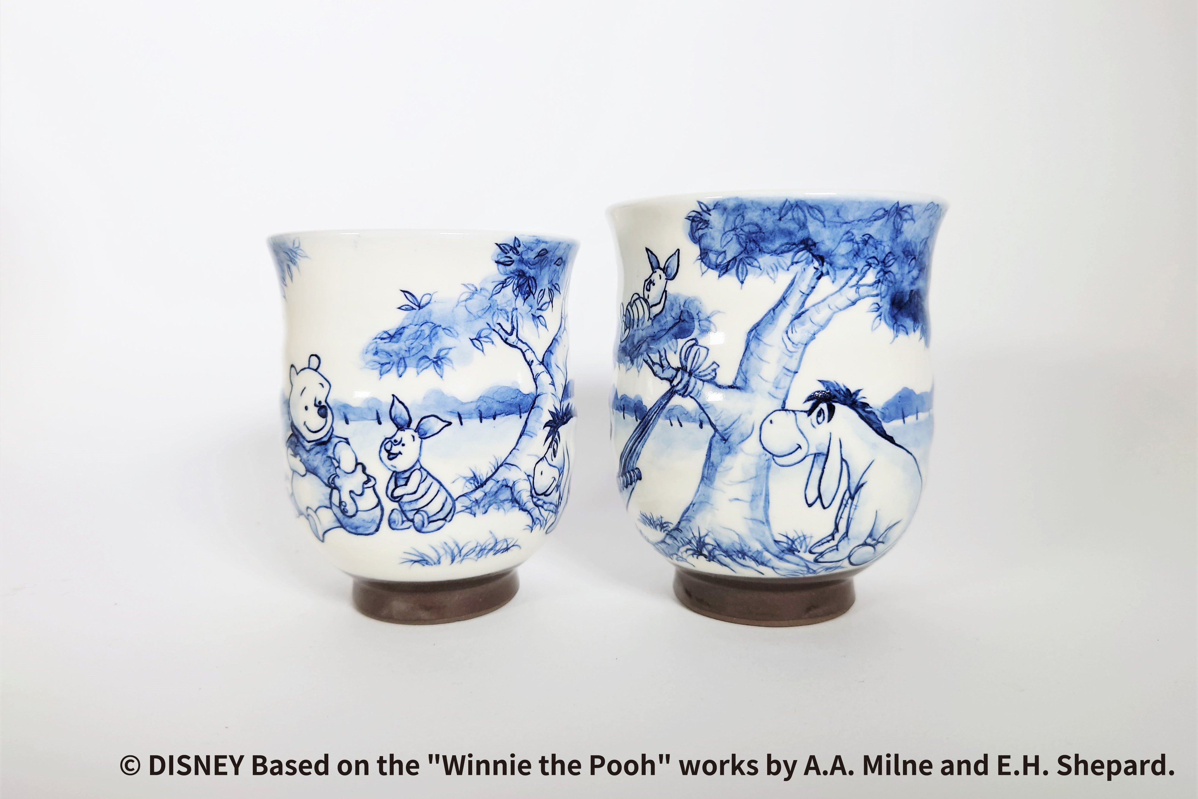 100エーカーの森 組湯呑【ディズニー/京都伝統工芸シリーズ】