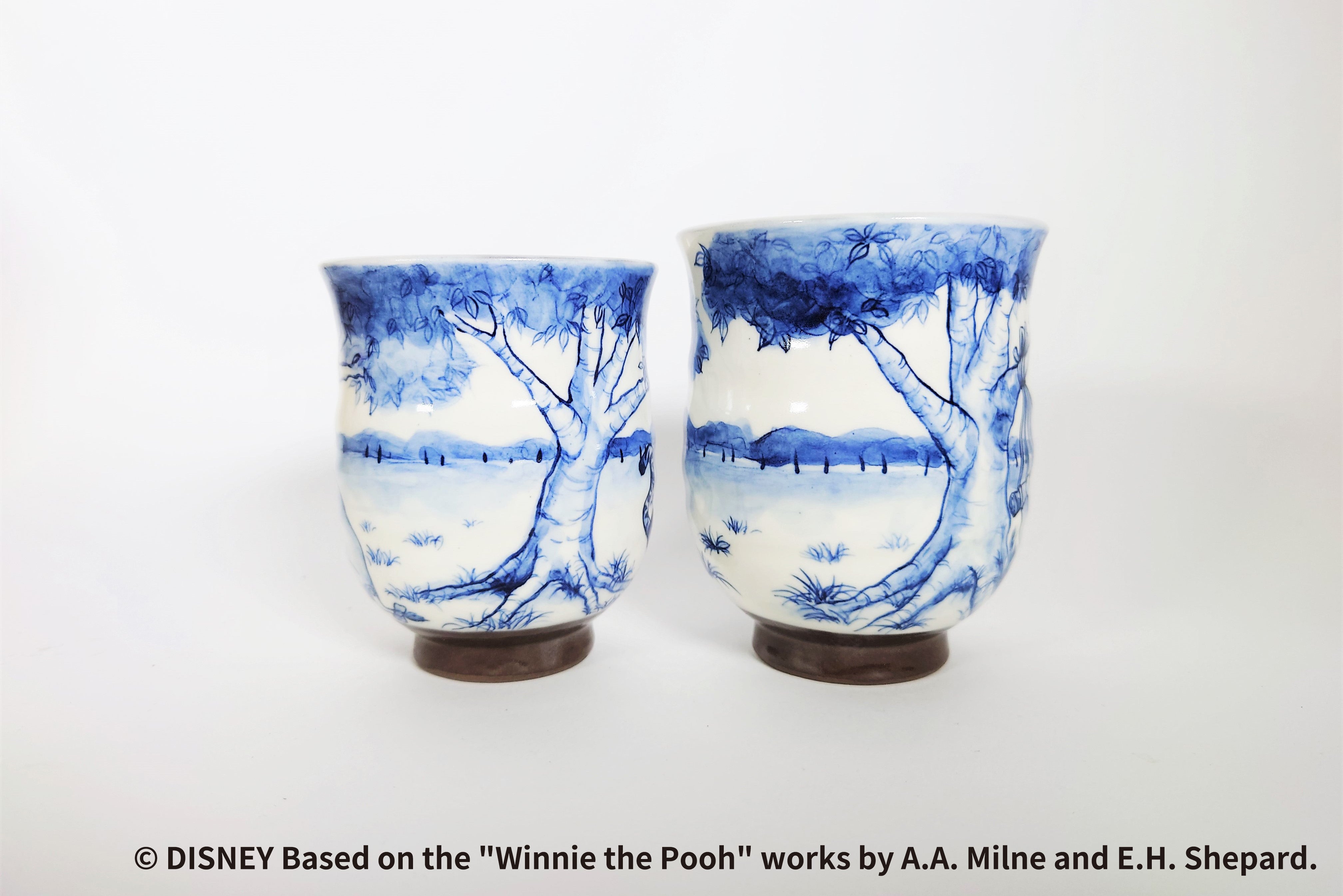 100エーカーの森 組湯呑【ディズニー/京都伝統工芸シリーズ】