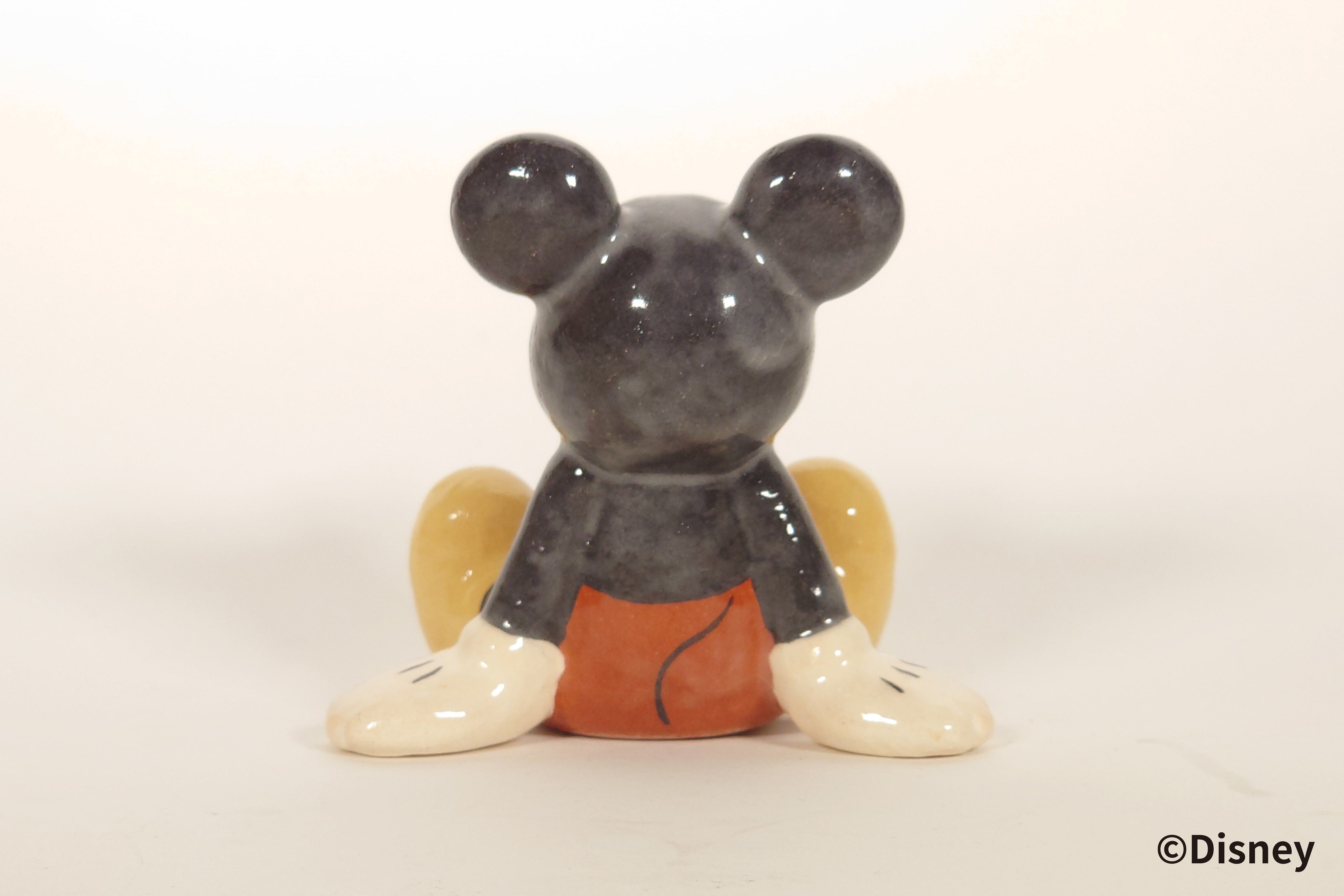 <ミッキーマウス>楽焼人形【ディズニー/京都伝統工芸シリーズ】