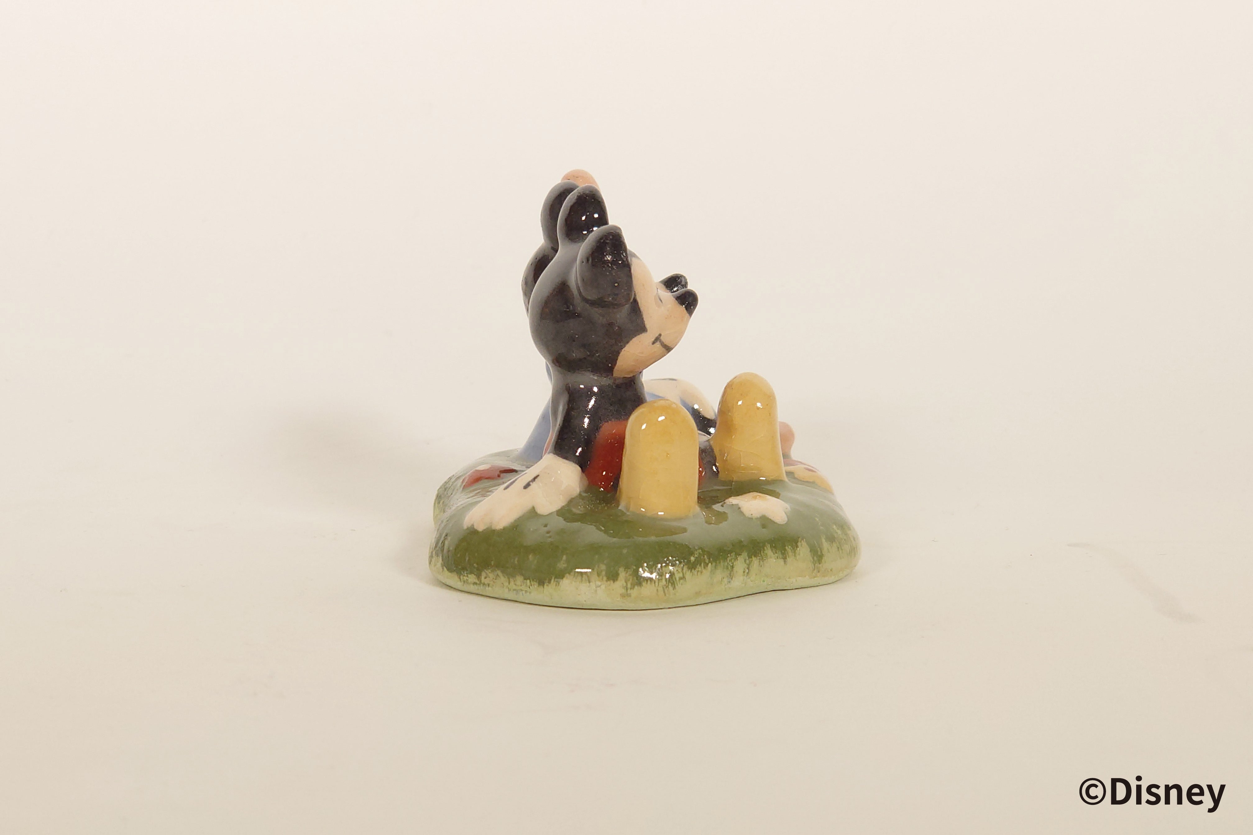 <ミッキー&ミニー>楽焼人形【ディズニー/京都伝統工芸シリーズ】