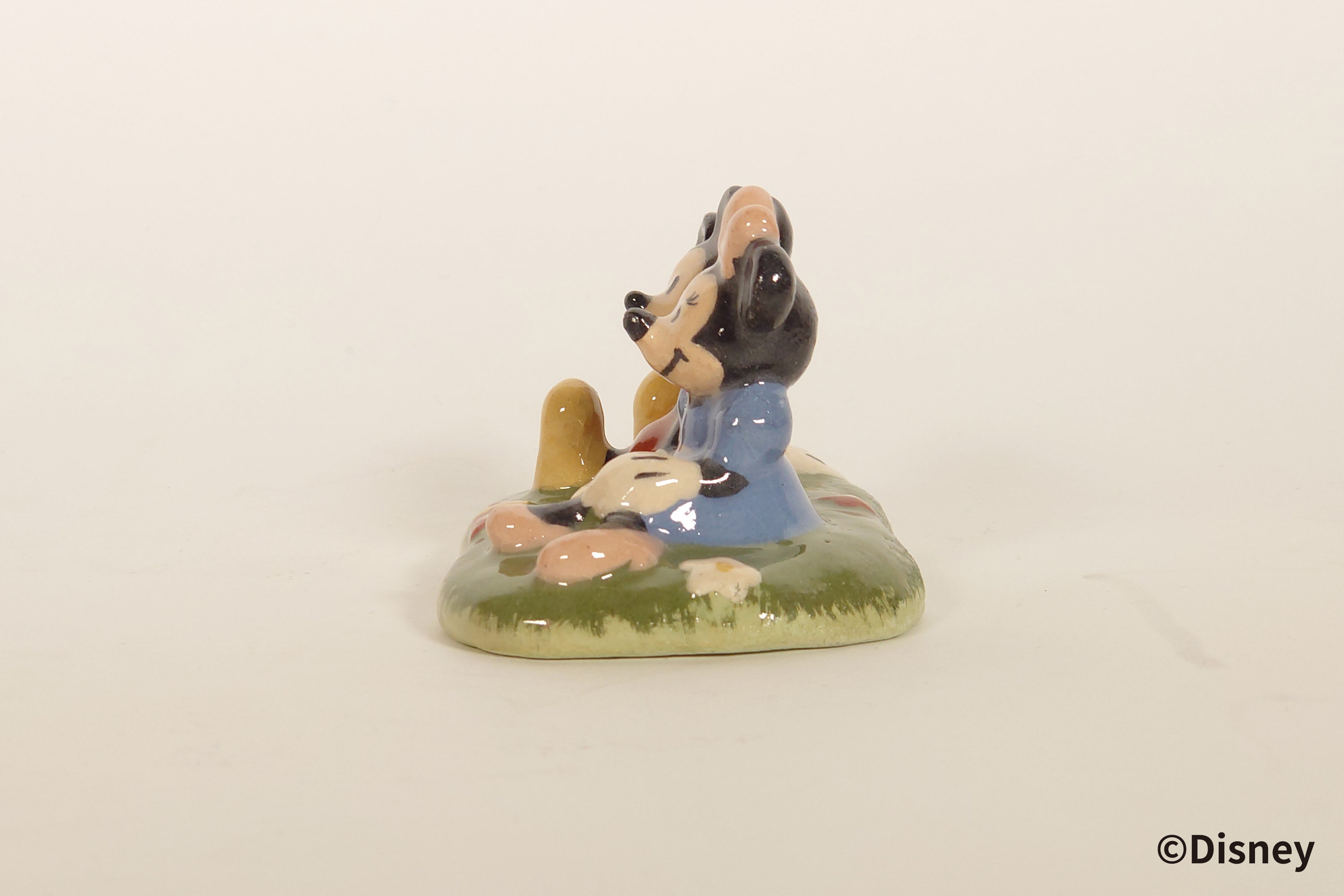 <ミッキー&ミニー>楽焼人形【ディズニー/京都伝統工芸シリーズ】