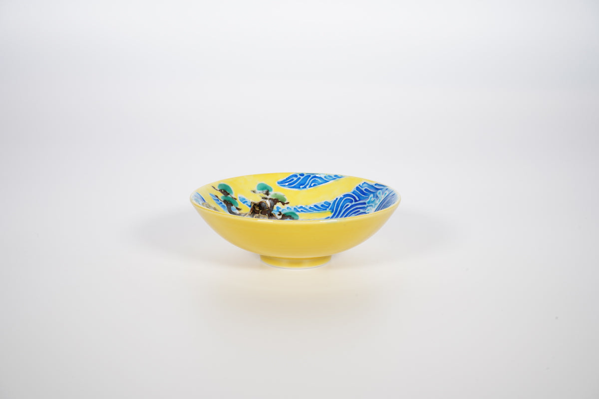 光琳写 交趾鉄下絵 松島の図 盃【炎芸術】