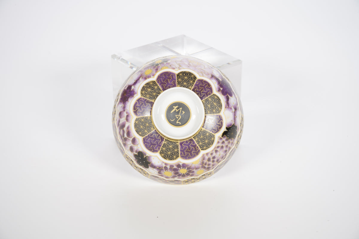 金銀彩草花 大徳 盃【炎芸術】