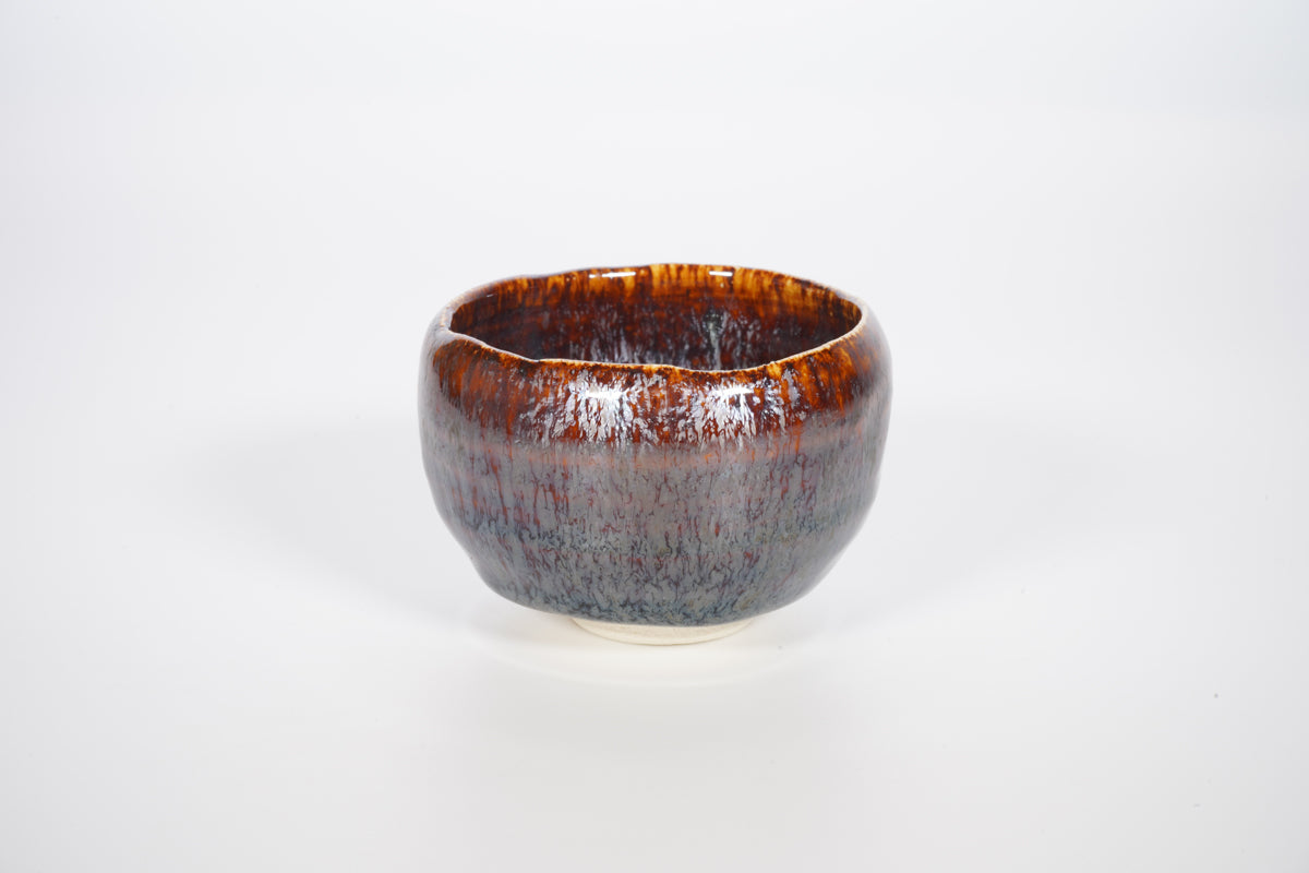 金襴天目 楽茶碗形ぐい呑【炎芸術】