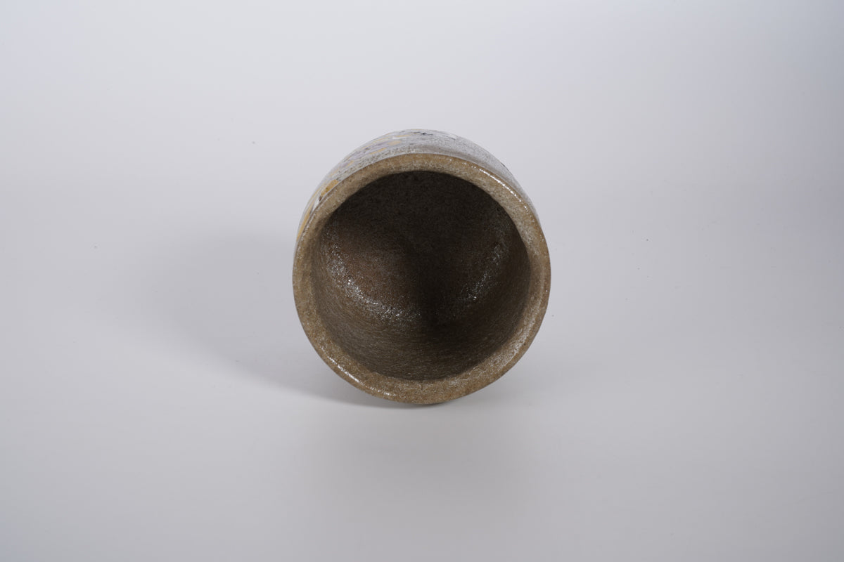 色絵金銀彩花鳥 木瓜に柄長 湯呑【限定品】