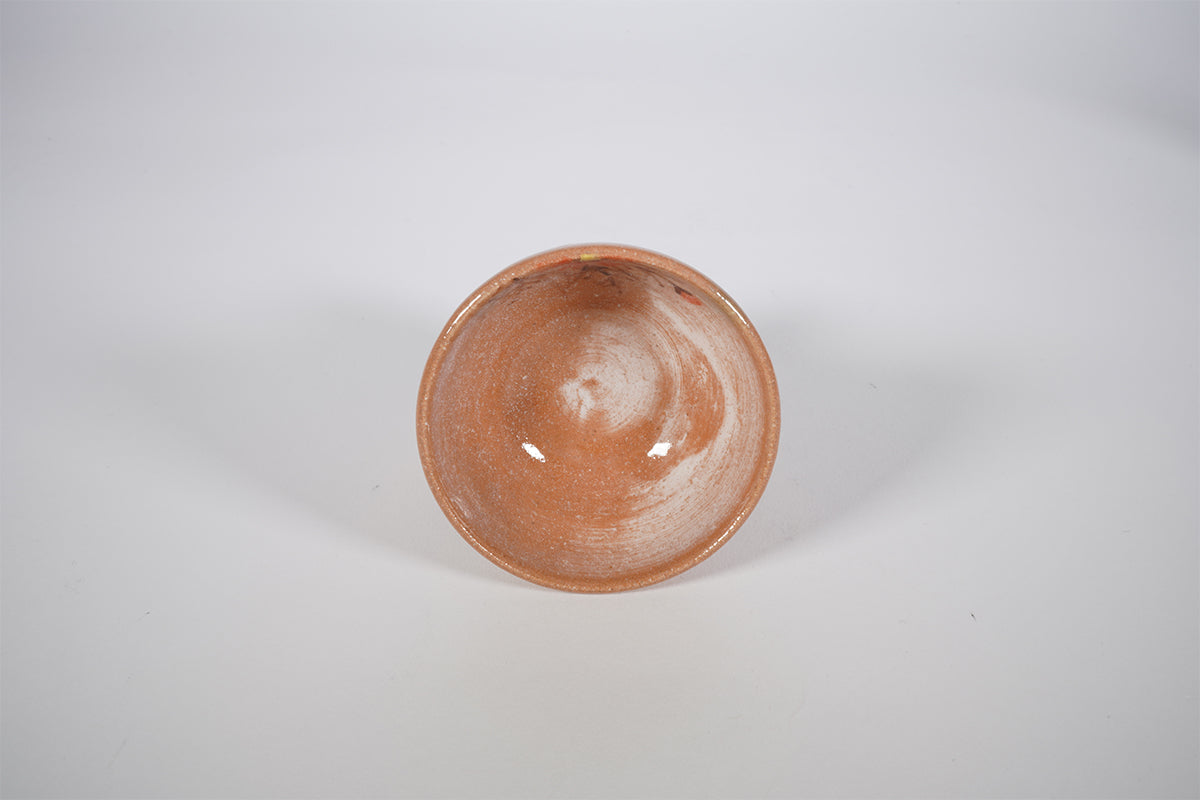 赤土 秋桜 高台杯