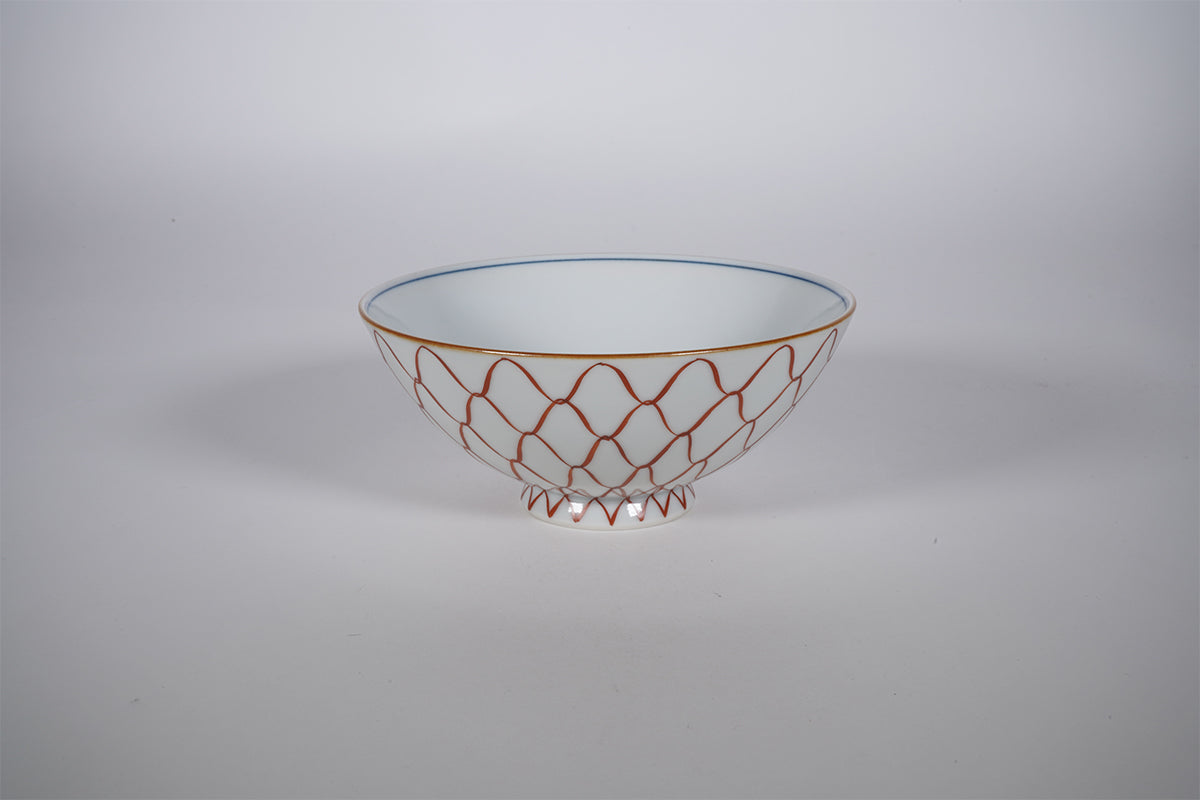 赤網・染網 組飯碗