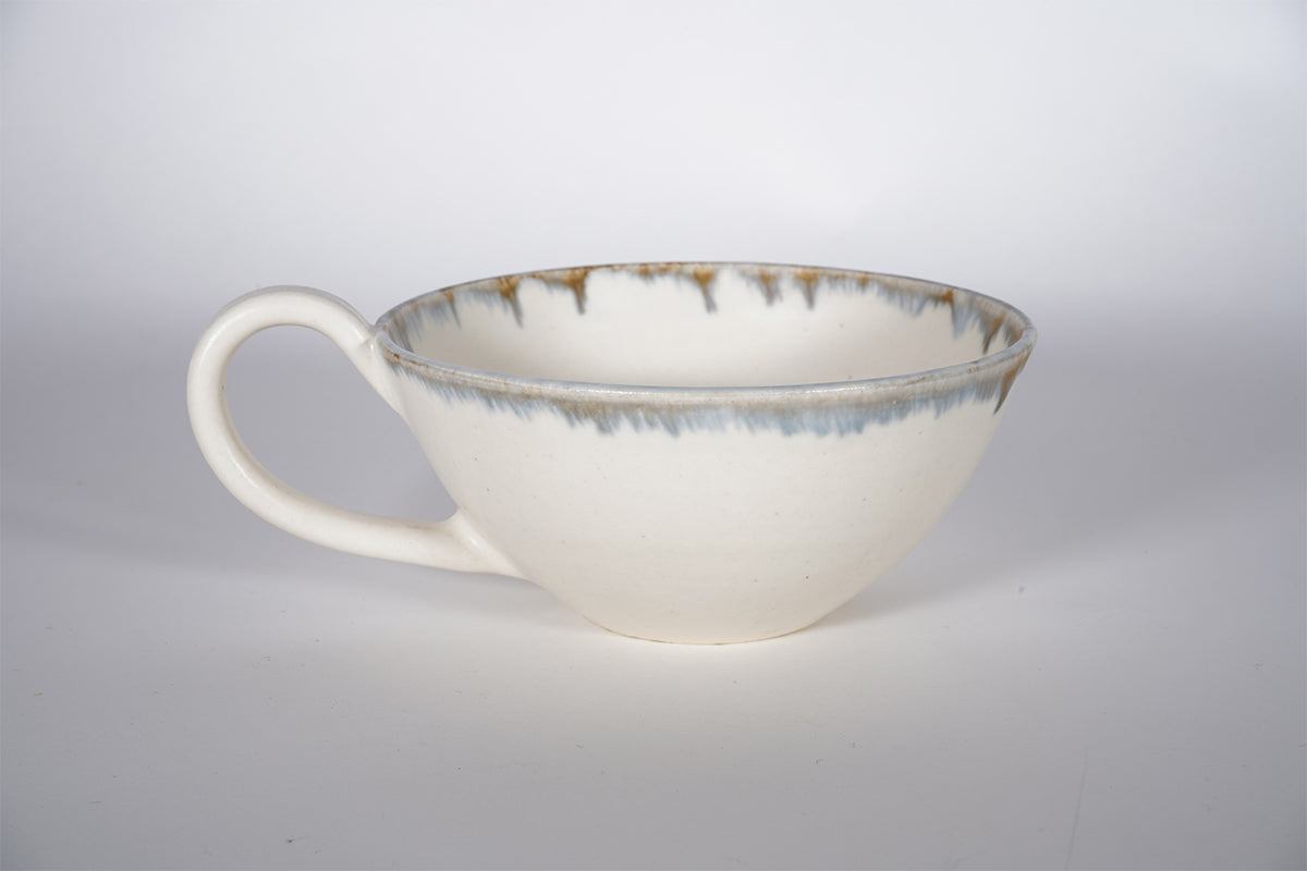 クリーム釉彩 スープカップ