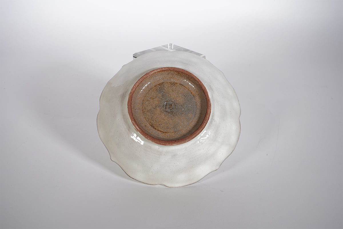 花三島 輪花小皿