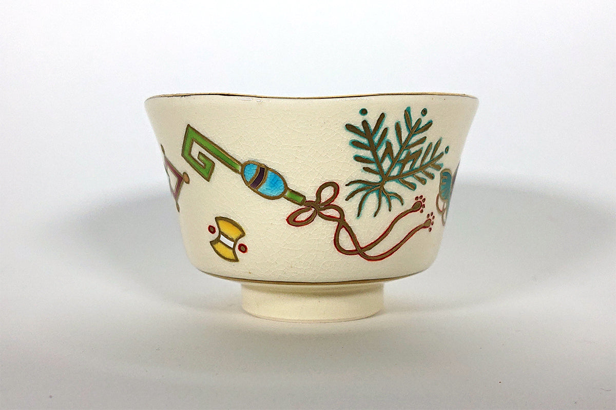 色絵宝尽くし ぐい呑