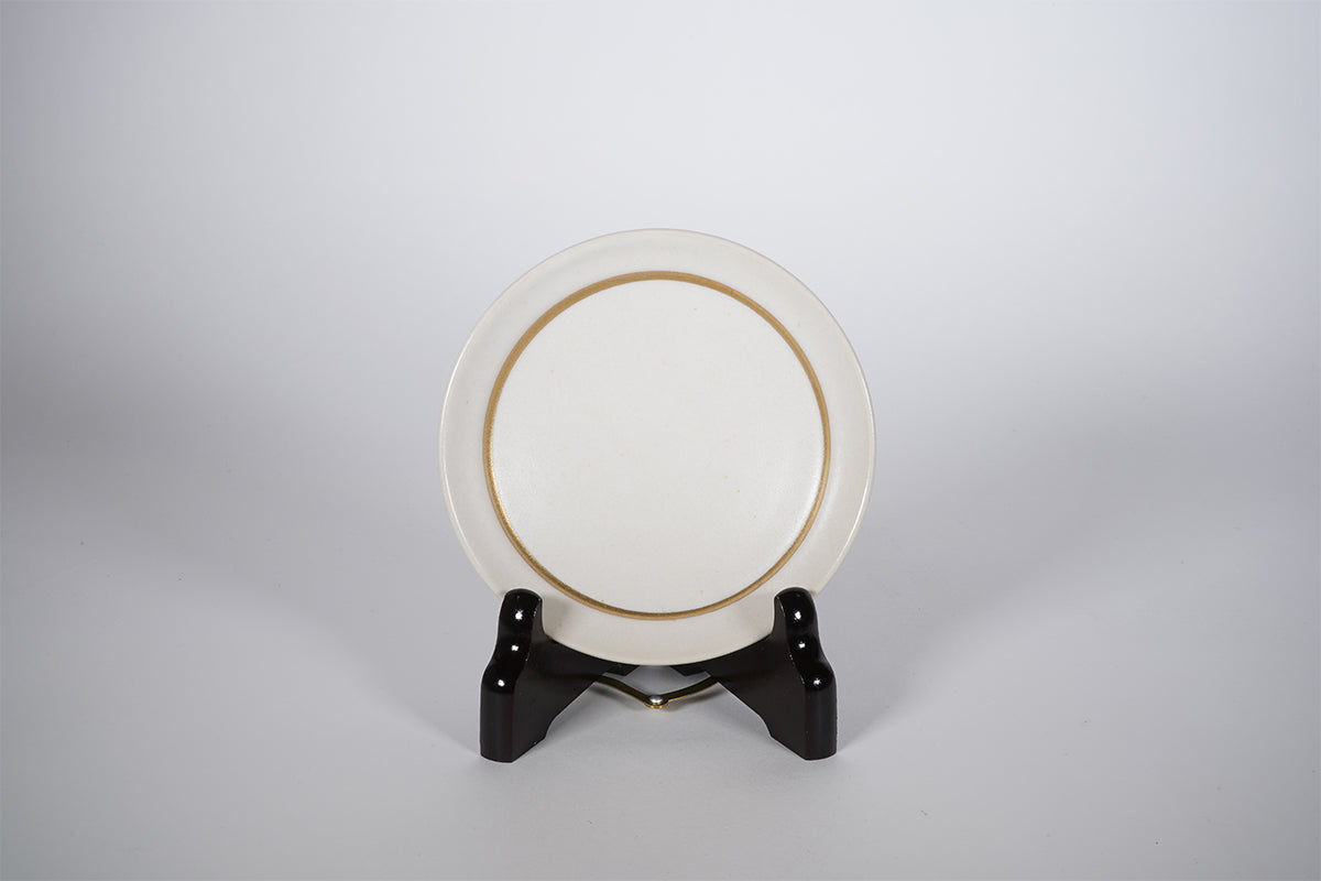 クリーム 金彩 小皿