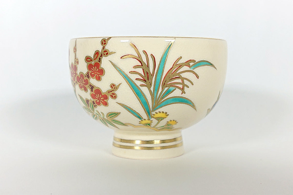 四季草花 ぐい呑