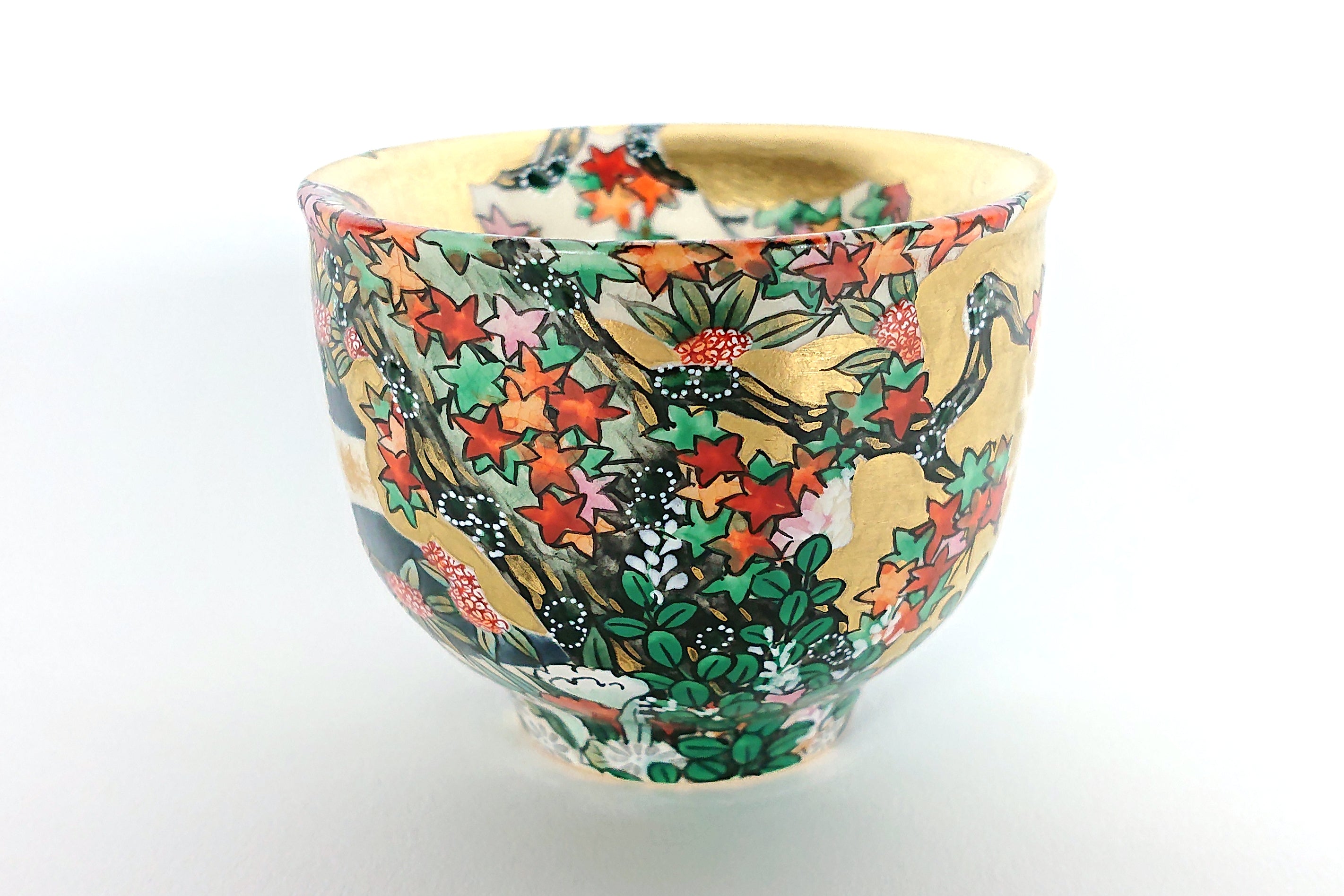 等伯写楓図 透かしぐい呑