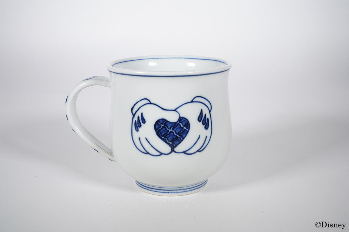 染付伝統文様 ミッキーマウス マグカップ【ディズニー/京都伝統工芸シリーズ】