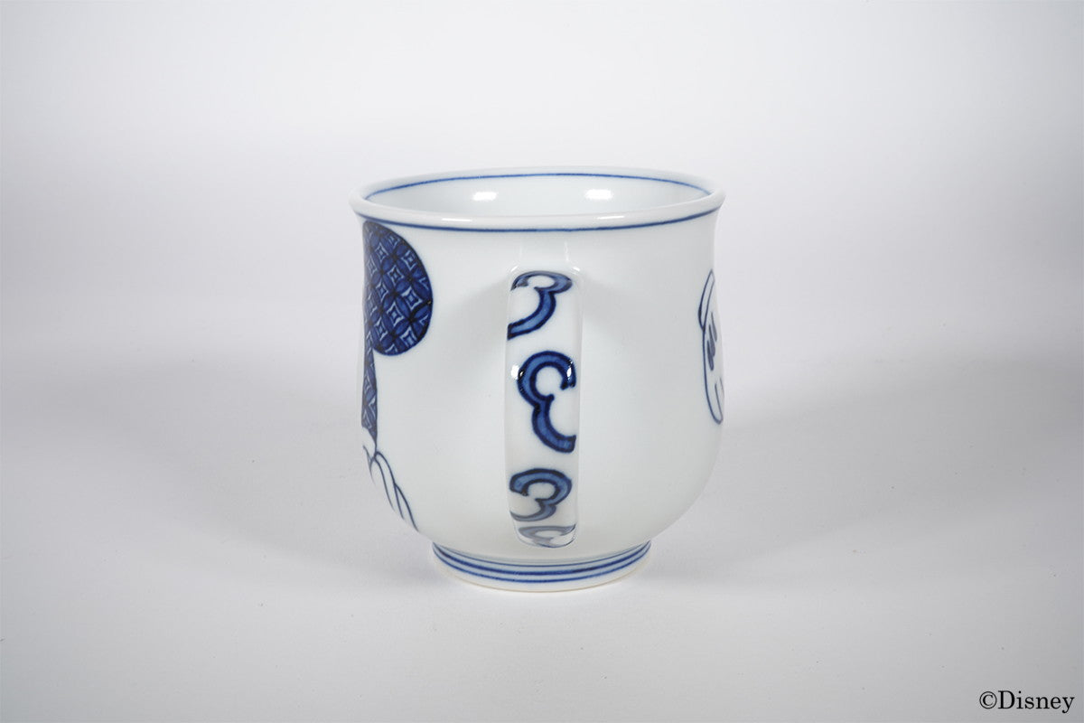 染付伝統文様 ミッキーマウス マグカップ【ディズニー/京都伝統工芸シリーズ】