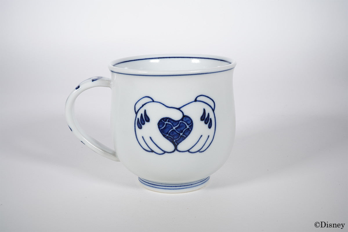 染付伝統文様 ミニーマウス マグカップ【ディズニー/京都伝統工芸シリーズ】
