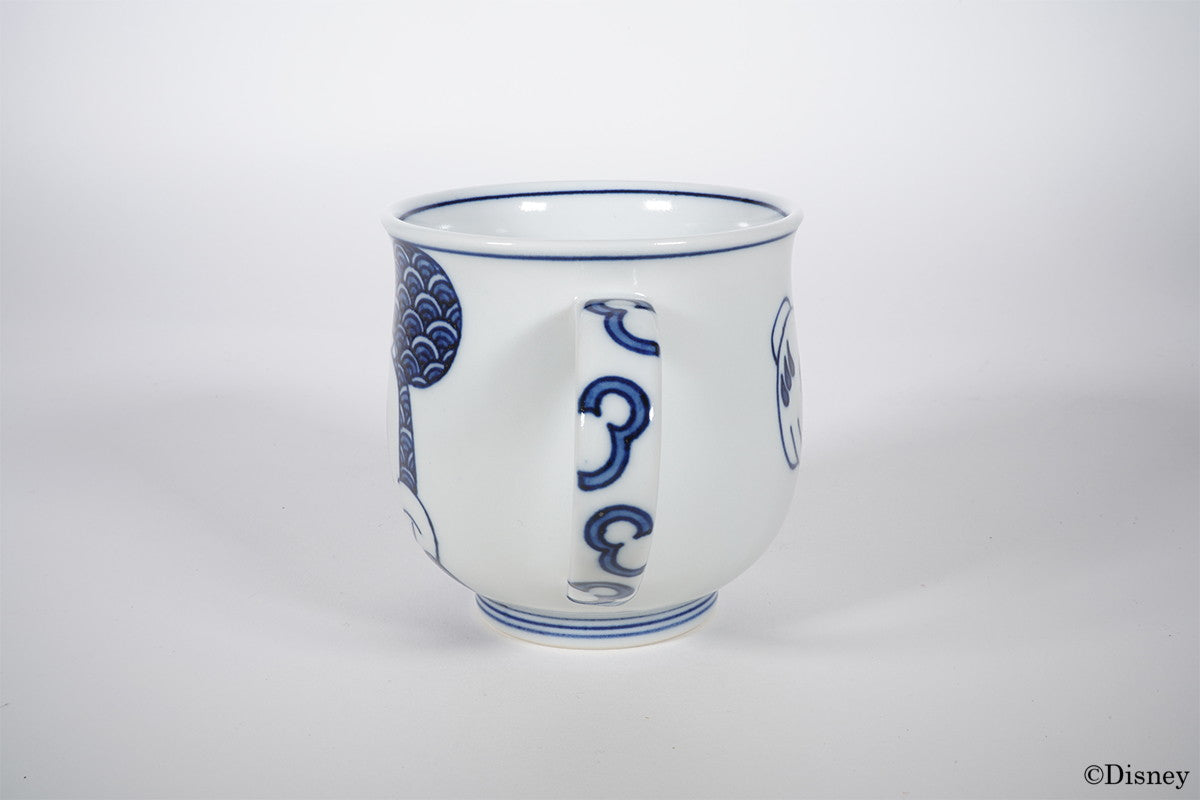 染付伝統文様 ミニーマウス マグカップ【ディズニー/京都伝統工芸シリーズ】