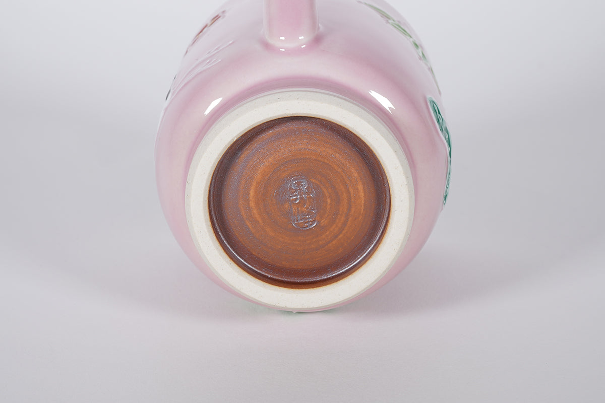 鶴に松竹梅 赤 マグカップ