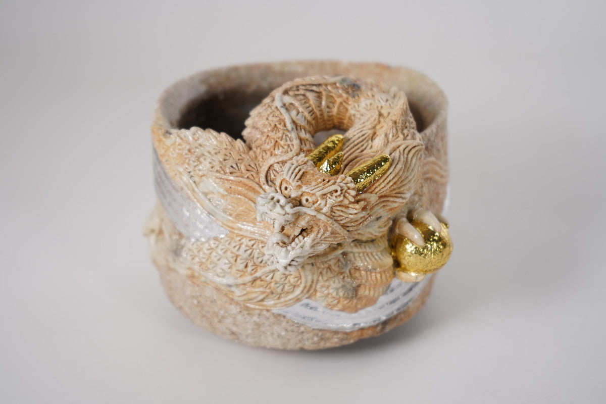 龍(白)抹茶碗
