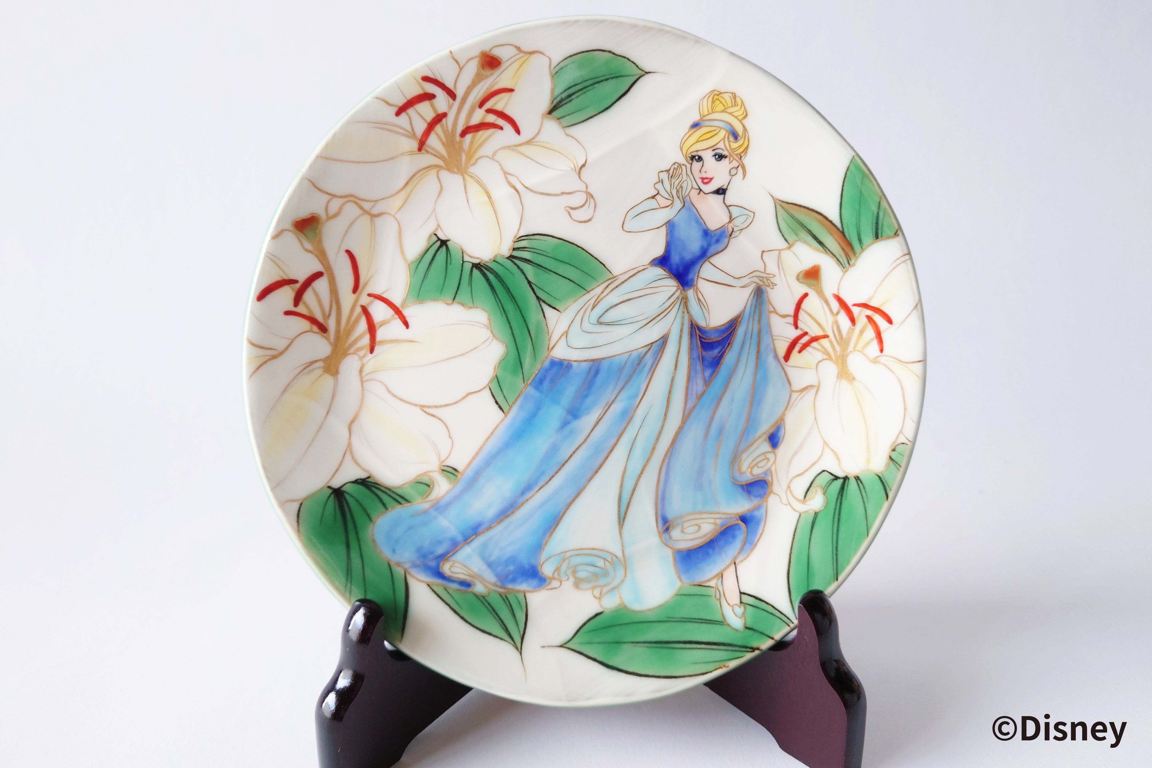 ディズニープリンセス シンデレラ 飾皿【ディズニー/京都伝統工芸シリーズ】