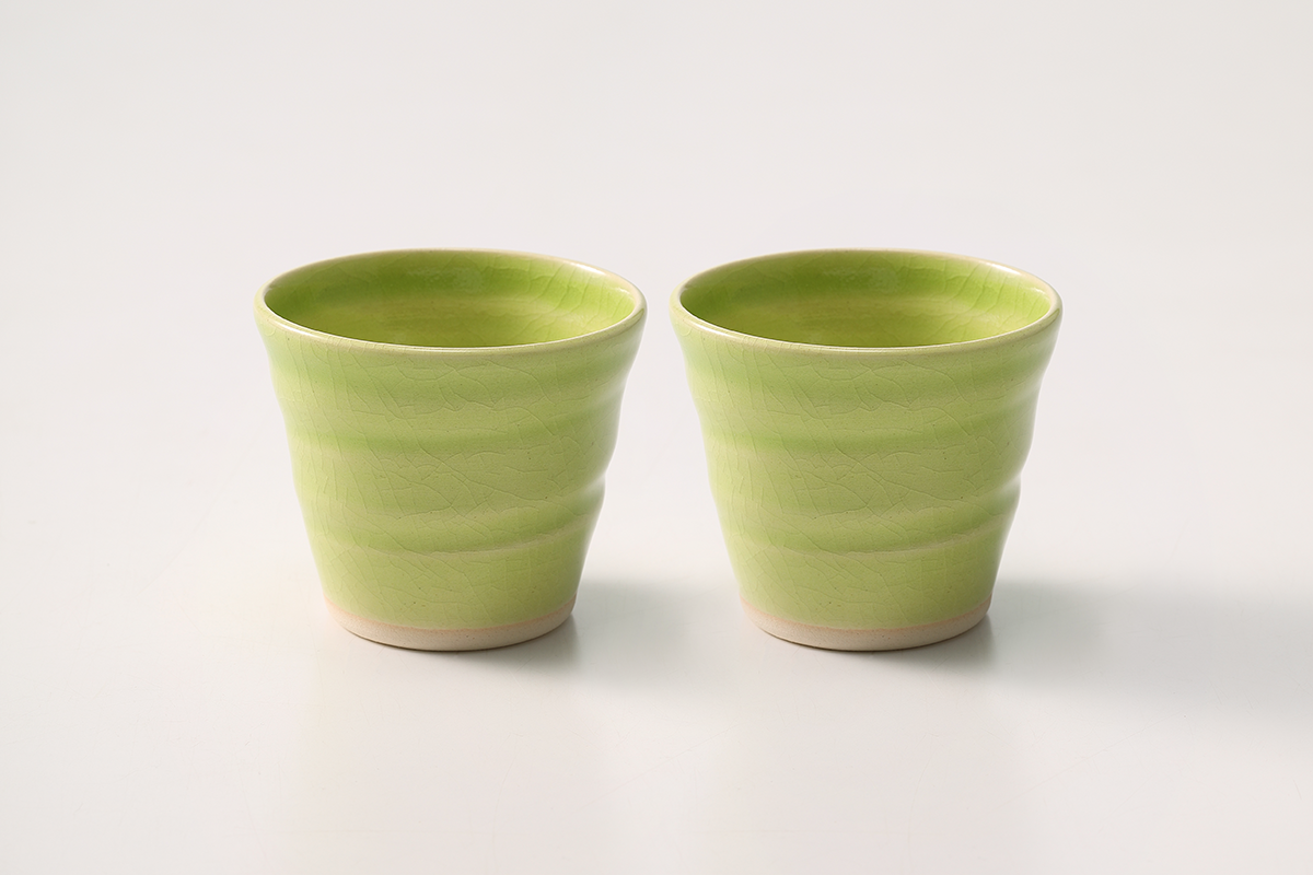 ゆらぎ カップ200ペア - ライムandライム