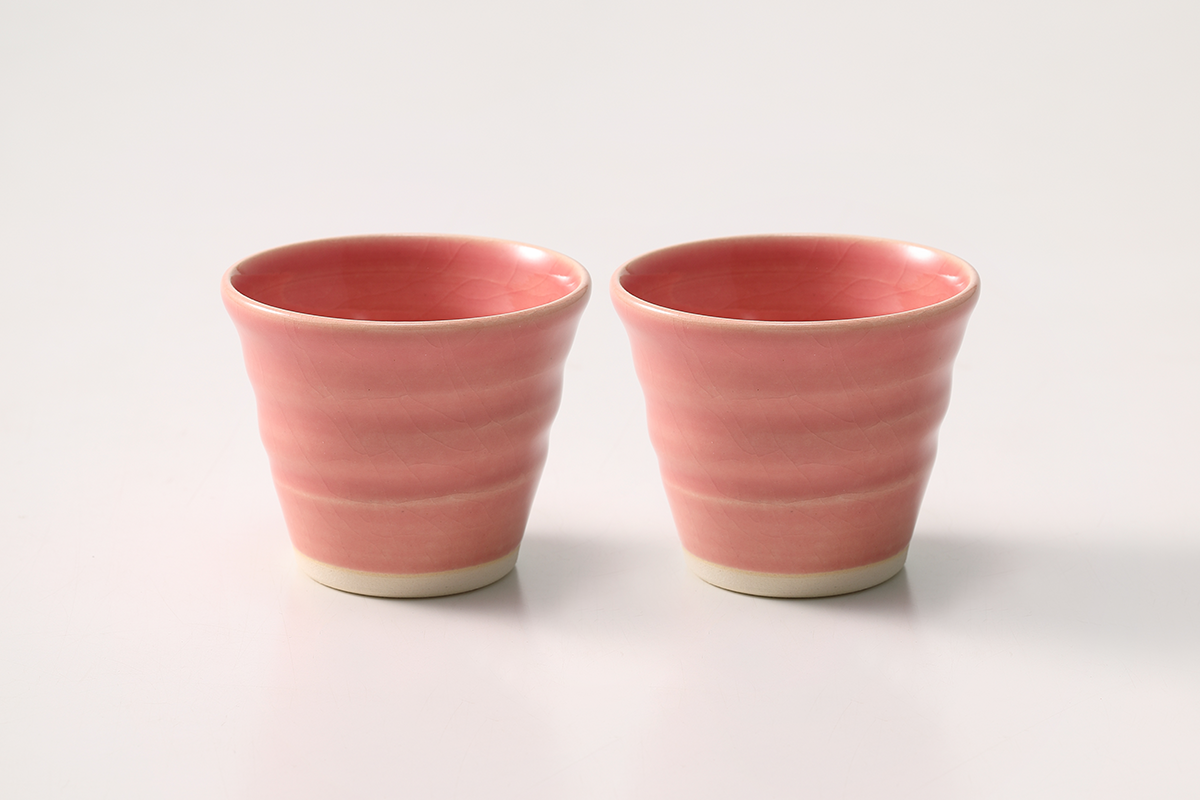 ゆらぎ カップ200ペア - ピンクandピンク