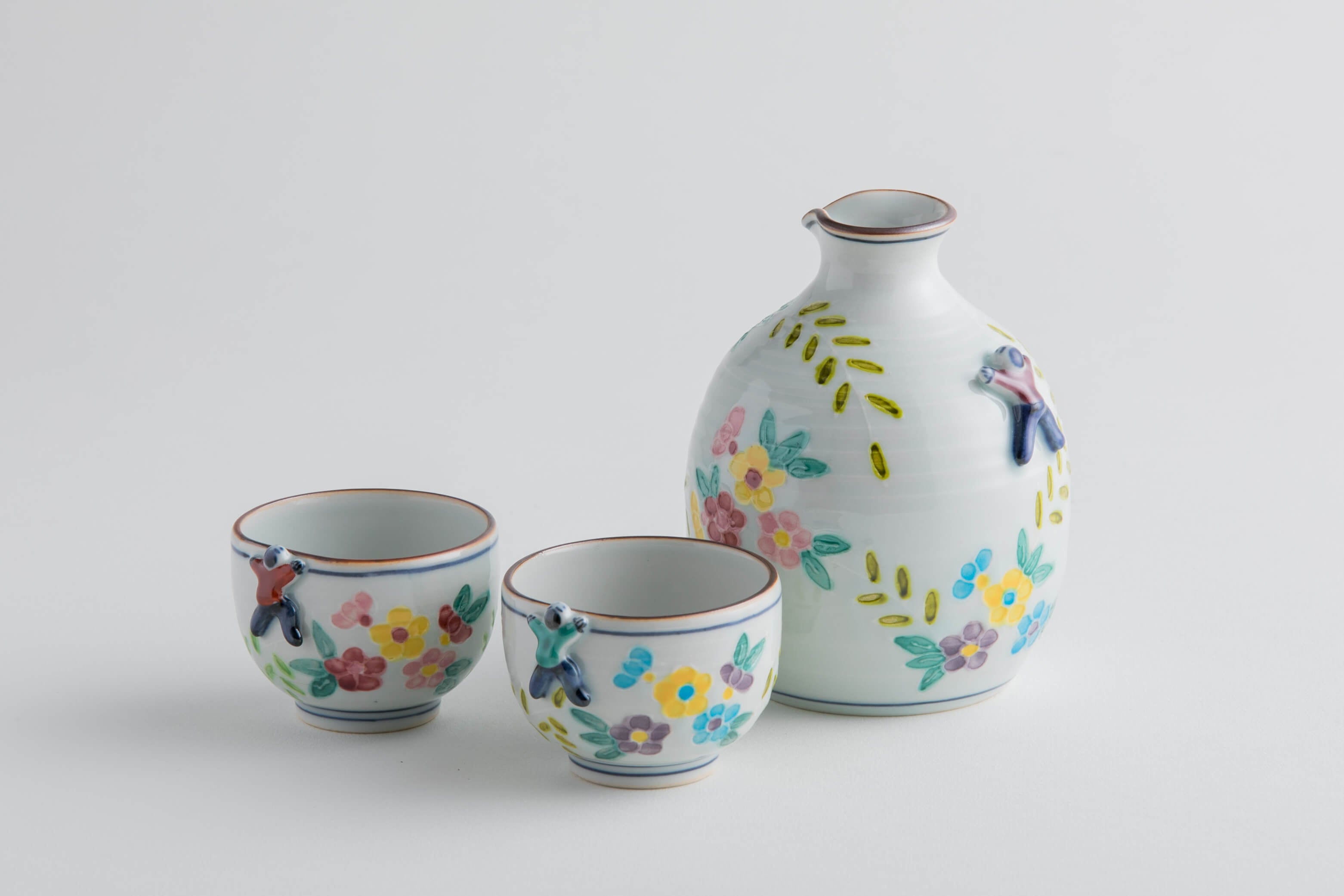 一閑人交趾草花 酒器