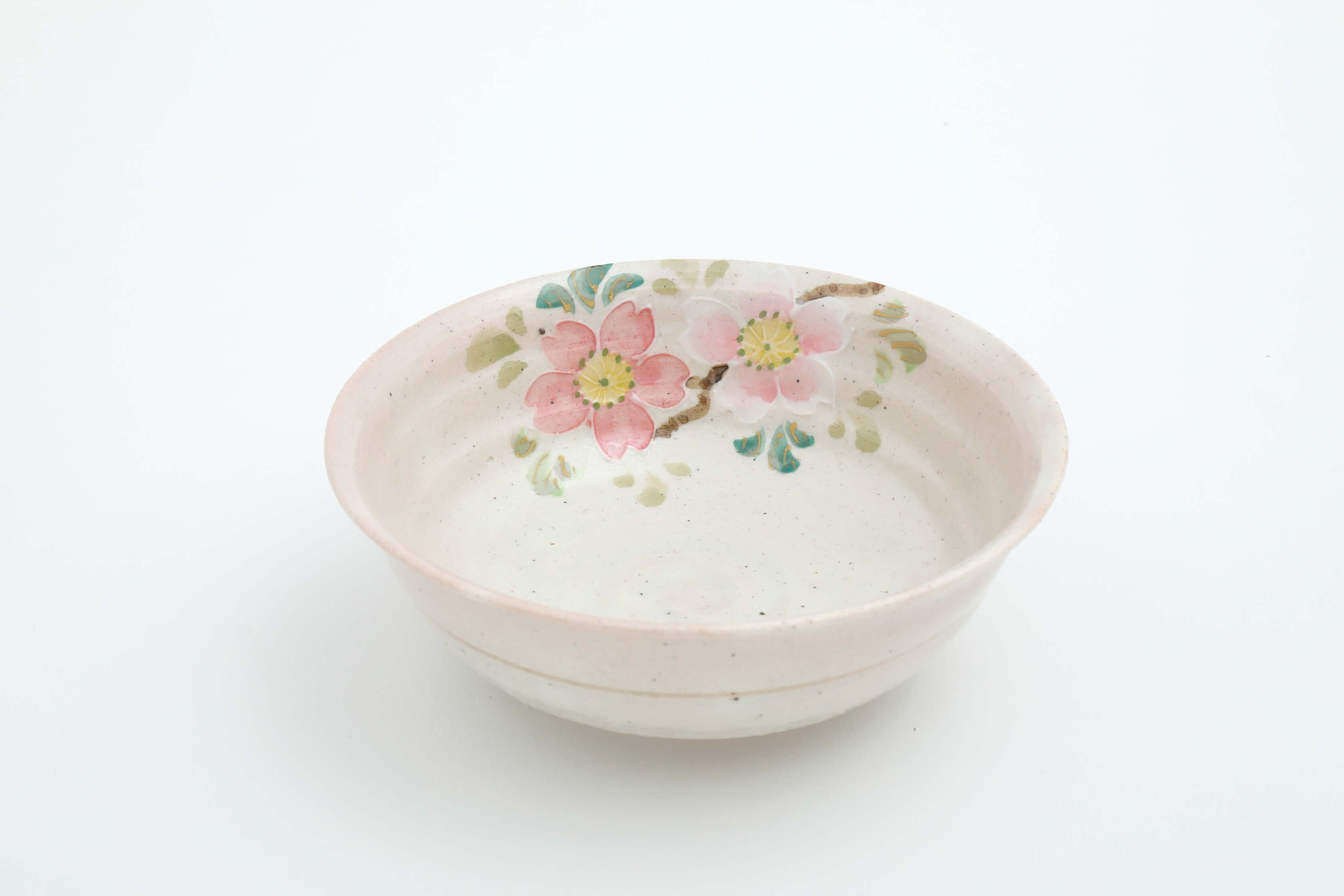 色絵桜 浅鉢