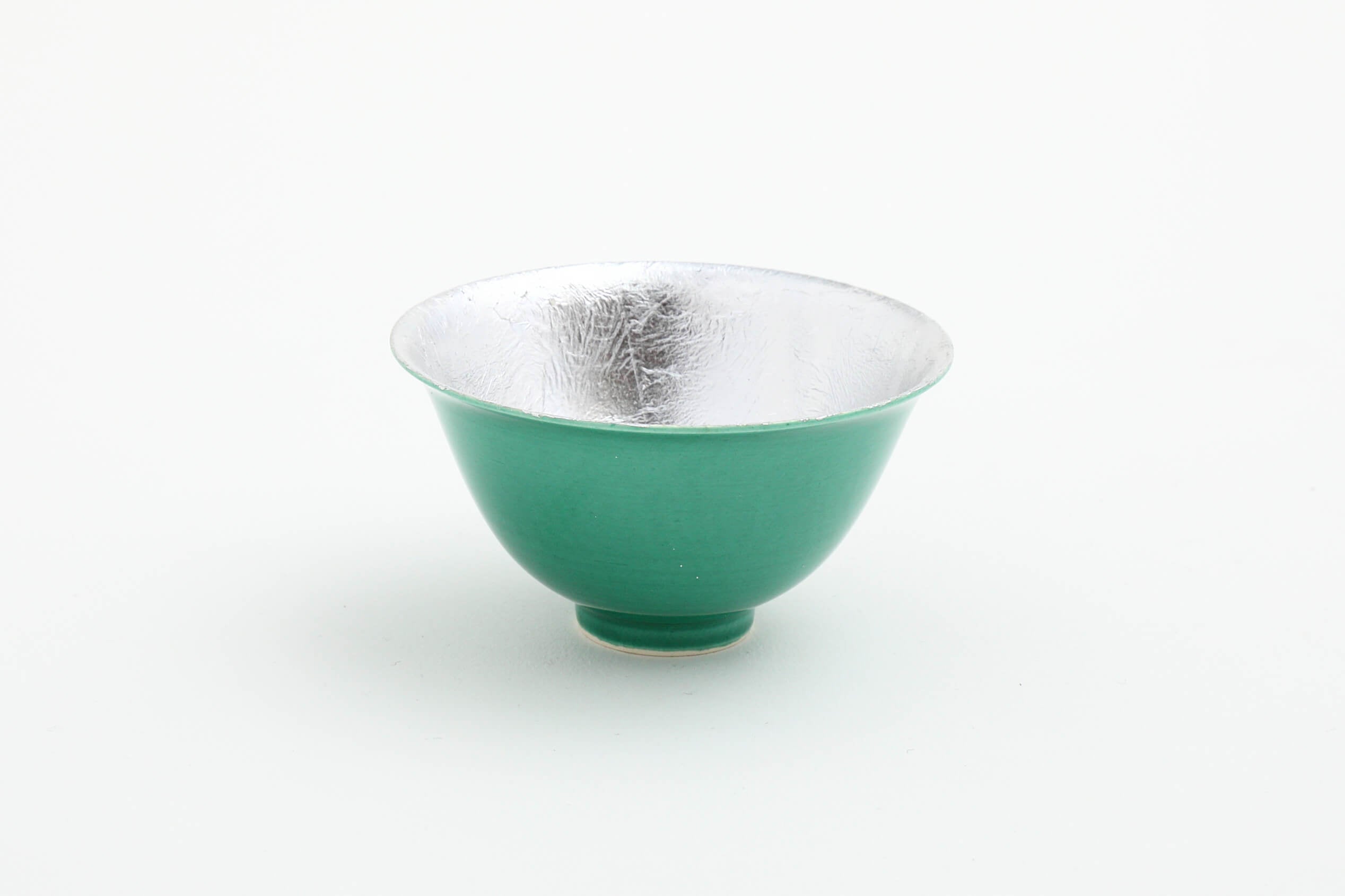 青交趾内銀箔 盃