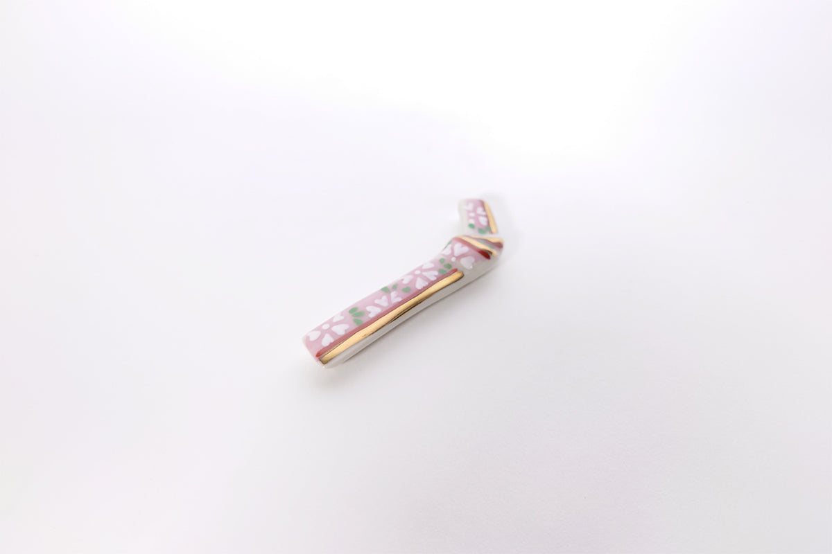 ピンク桜結び 箸置