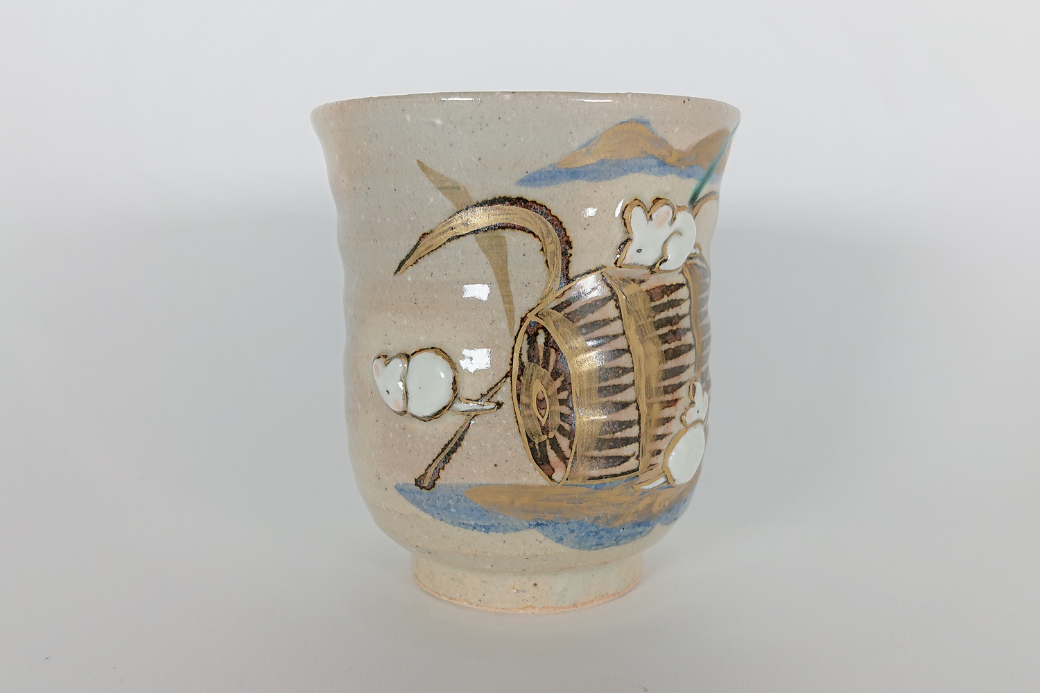 十二支 子 ねずみ 湯呑