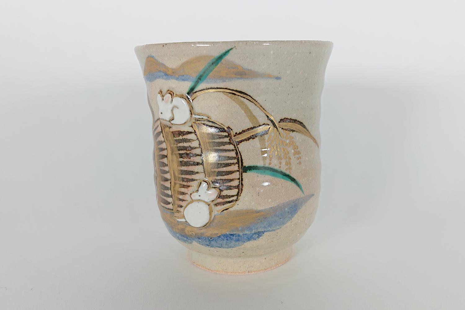 十二支 子 ねずみ 湯呑